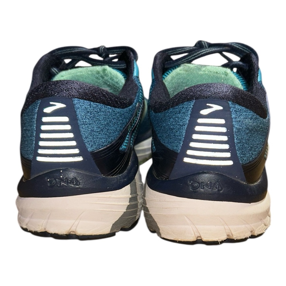 Brooks Adrenaline GTS 18 Women’s Teal and Navy Athletic Sneakers US Size 8.5 - Picture 4 of 10